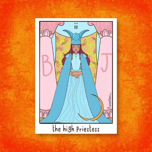 The High Priestess Tarot A4 Print